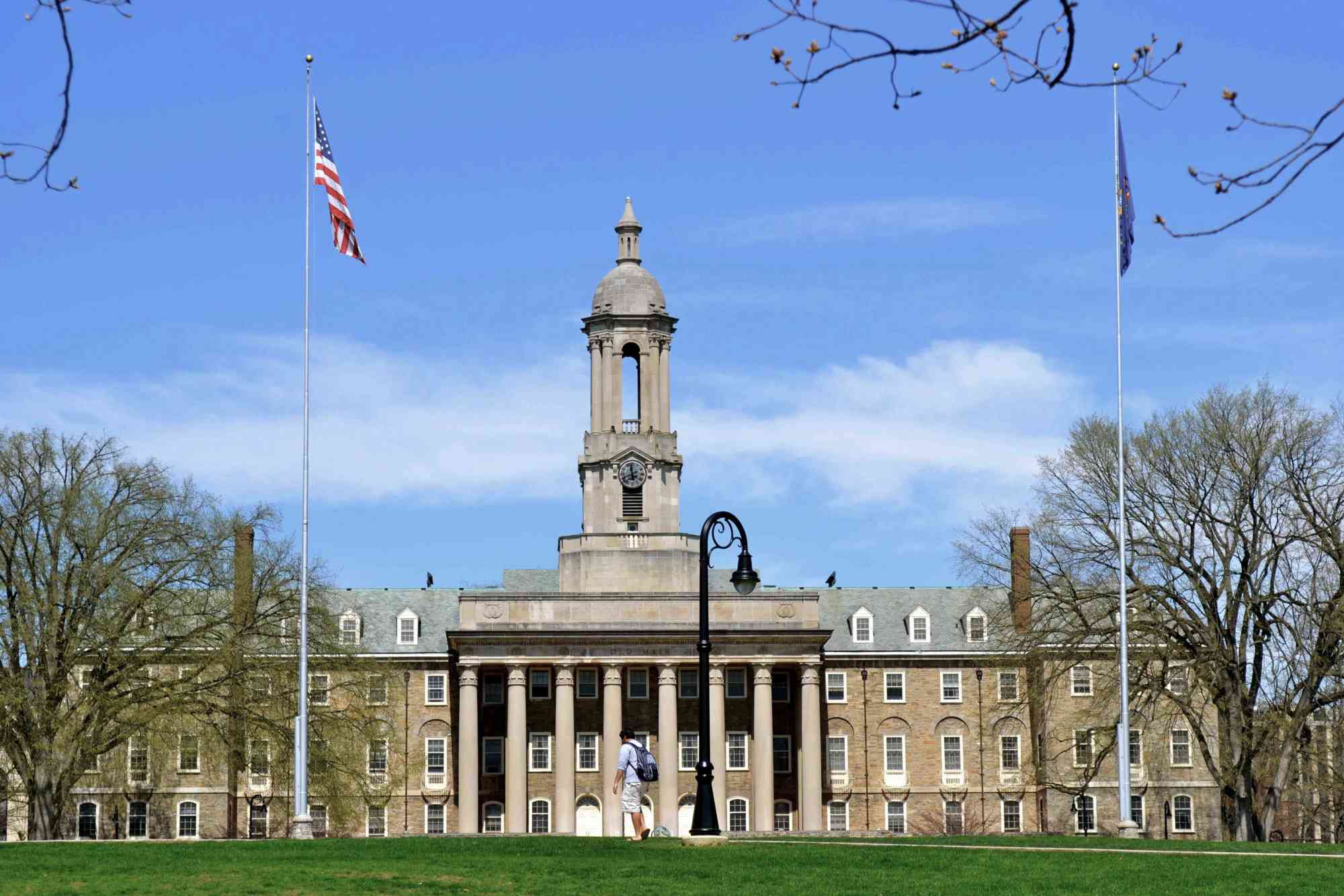 Penn State Old Main Building in State College